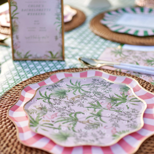Palm Breeze Dessert Plate - Image 4