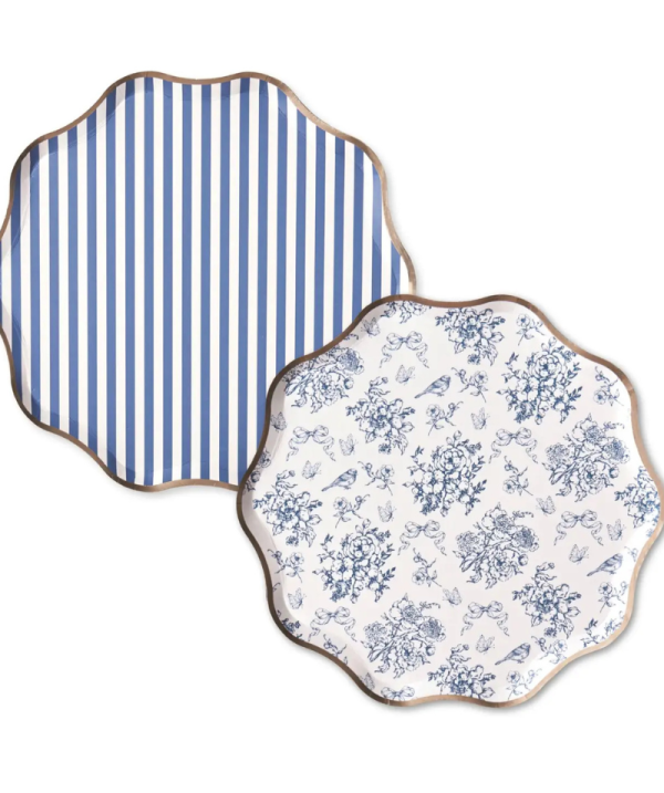 Coastal Manor Toile Small Plates