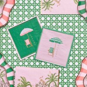 Palm Breeze Cabana Cocktail Napkins - Image 2